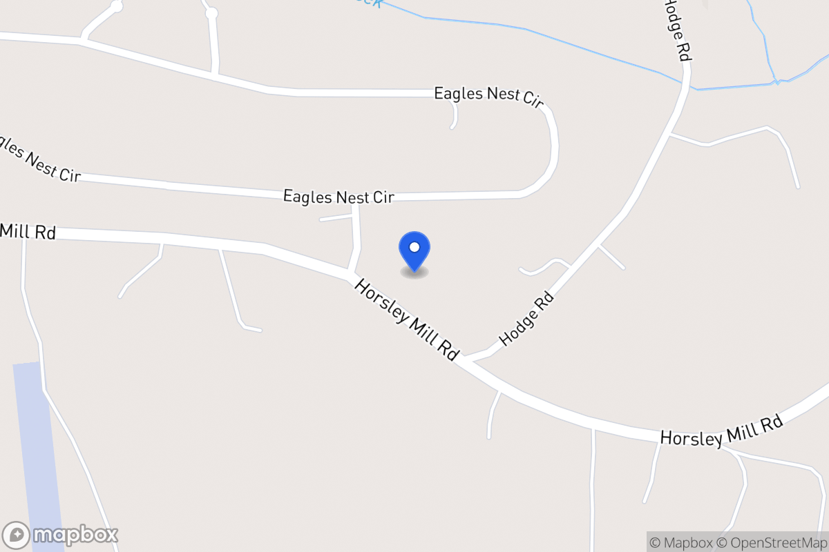 Map of 1636 Horsley Mill Rd