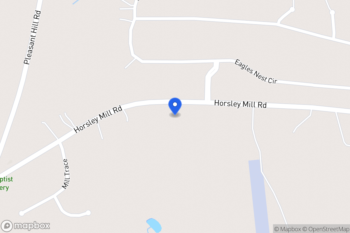 Map of 1357 Horsley Mill Rd
