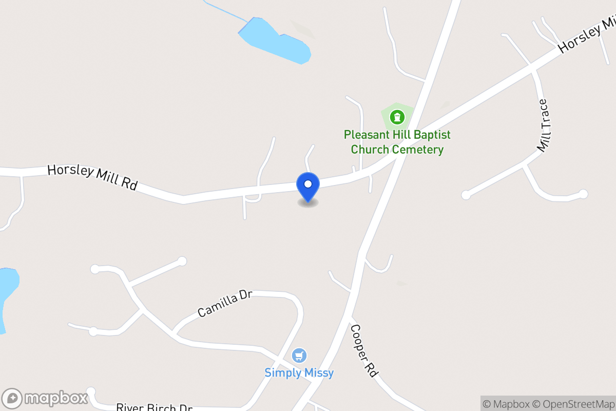 Map of 1065 Horsley Mill Rd