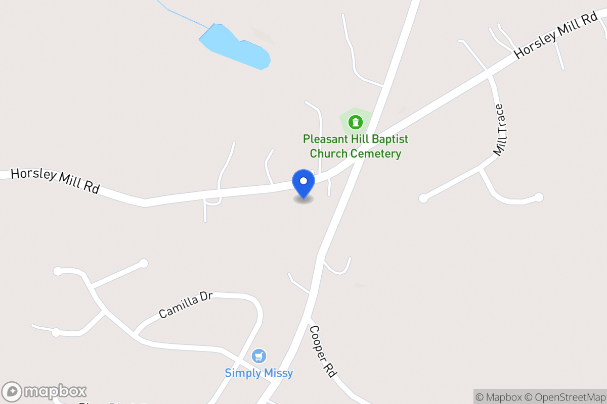Map of 1085 Horsley Mill Rd