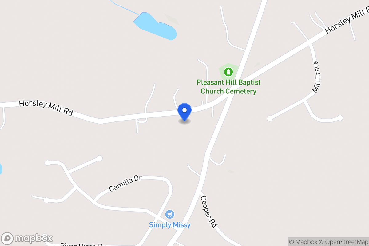 Map of 1075 Horsley Mill Rd