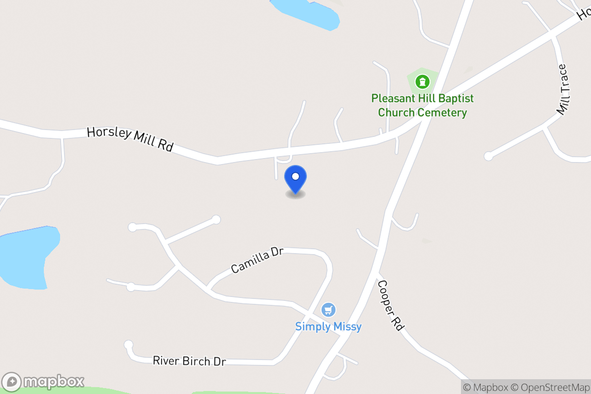 Map of 1051 Horsley Mill Rd