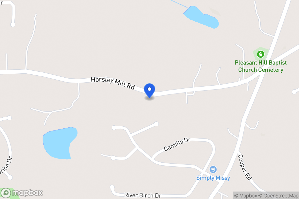 Map of 955 Horsley Mill Rd