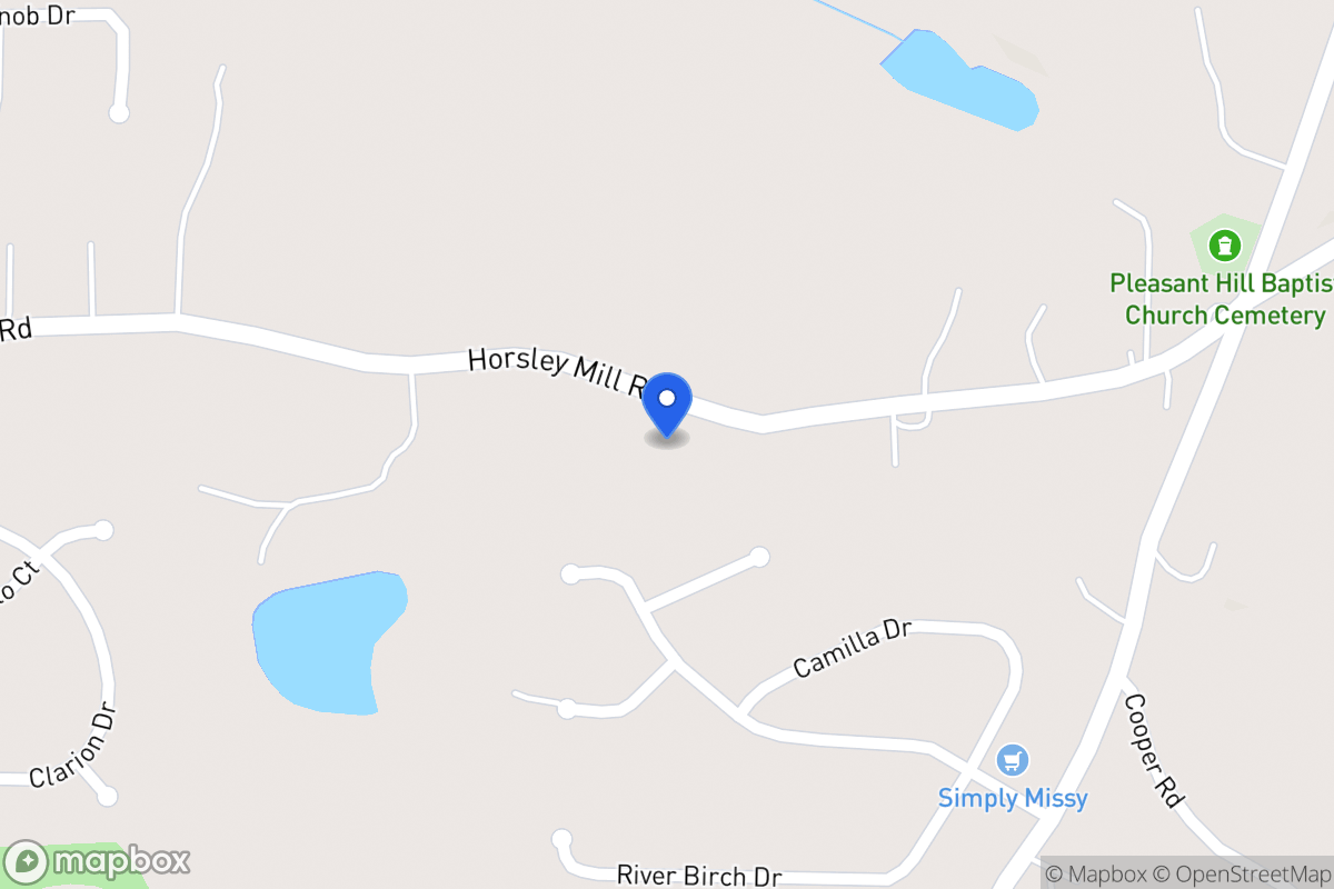 Map of 935 Horsley Mill Rd
