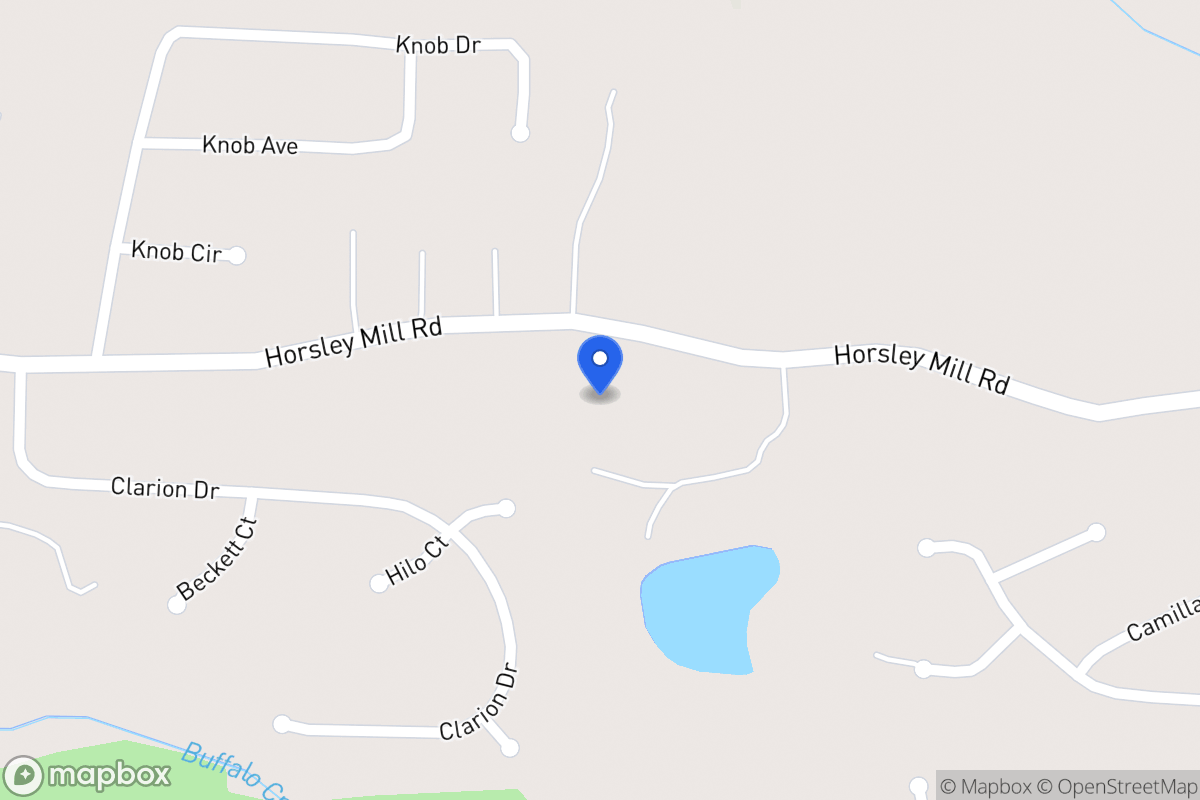 Map of 811 Horsley Mill Rd
