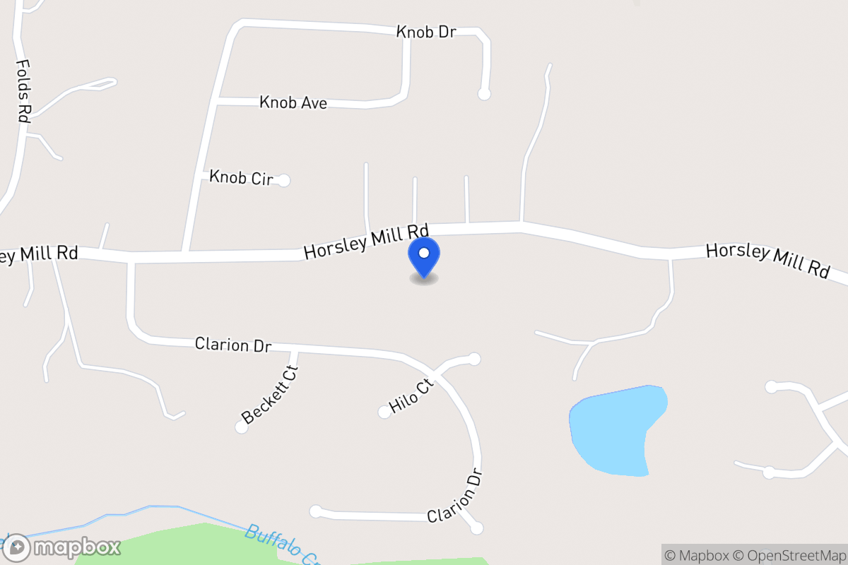Map of 743 Horsley Mill Rd