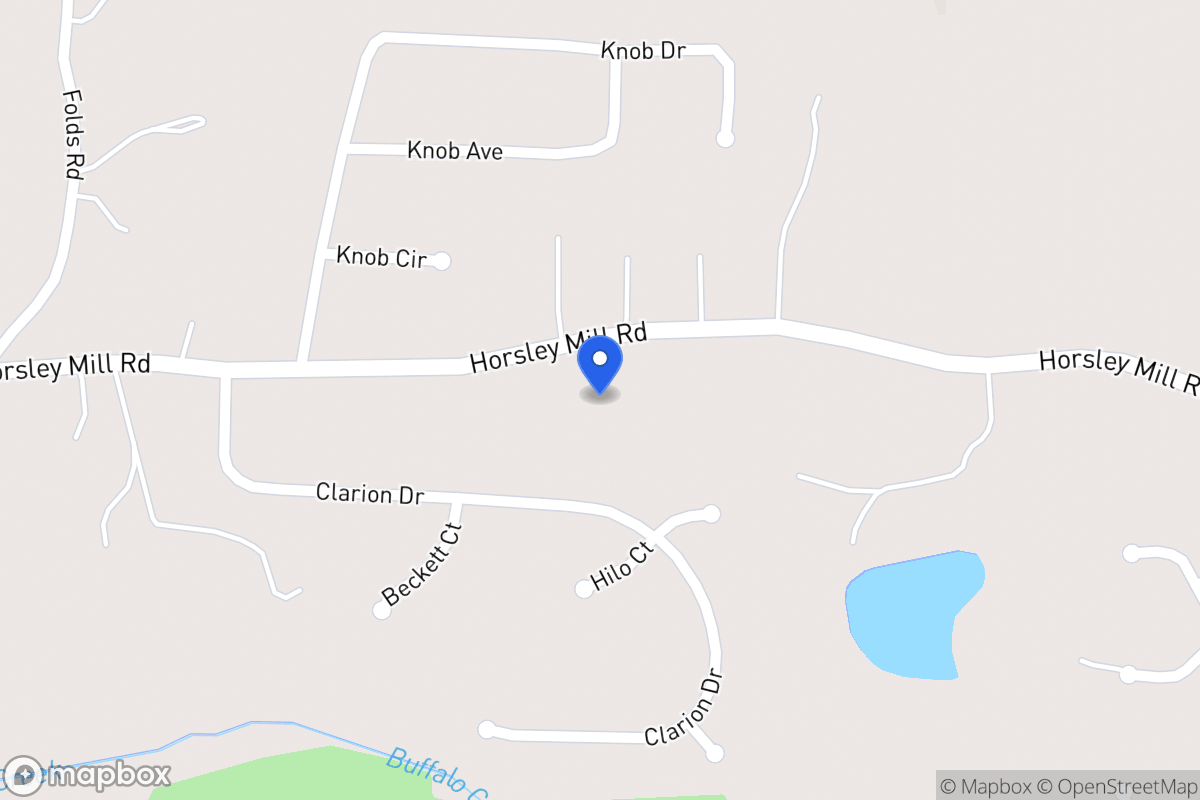 Map of 735 Horsley Mill Rd