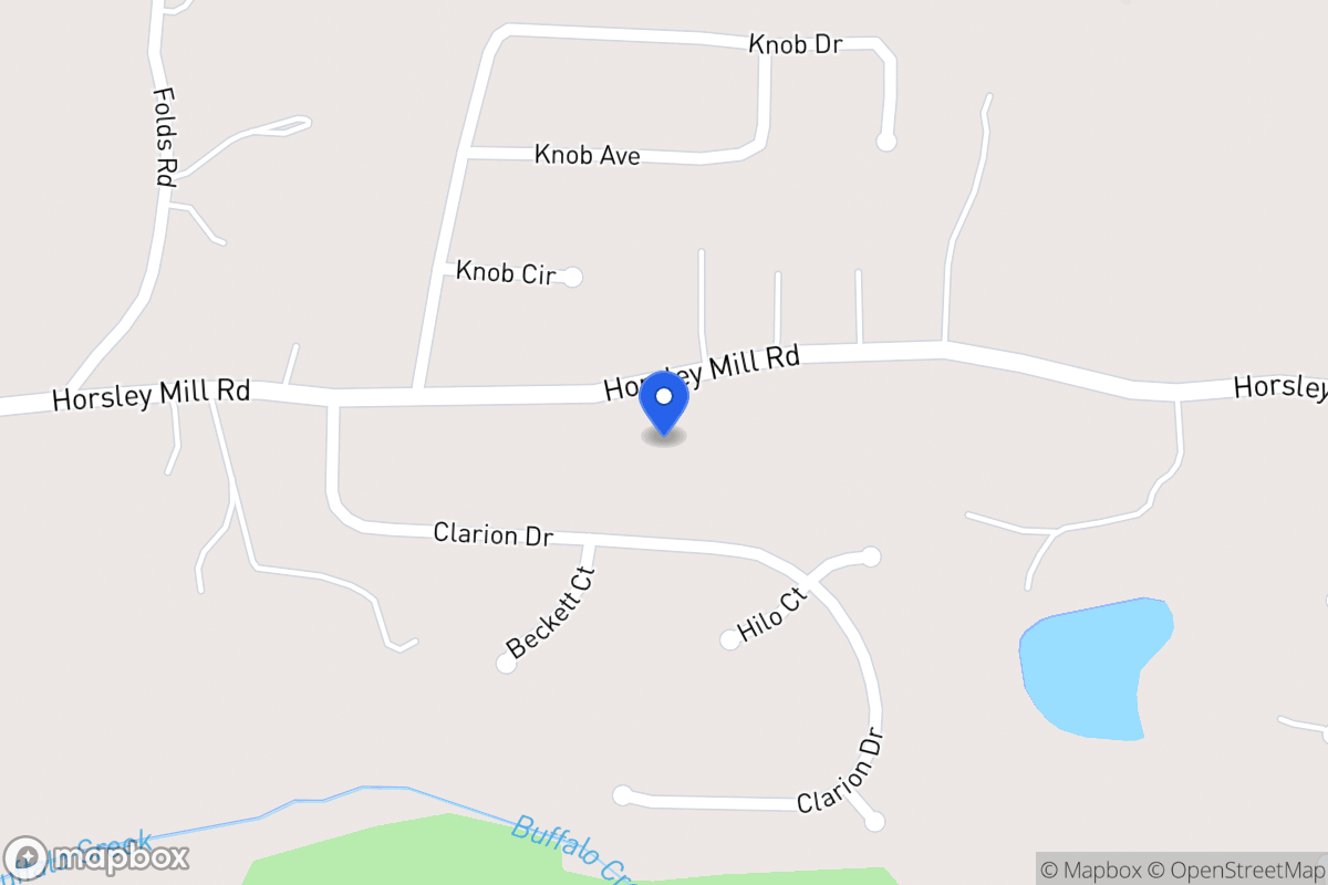 Map of 709 Horsley Mill Rd