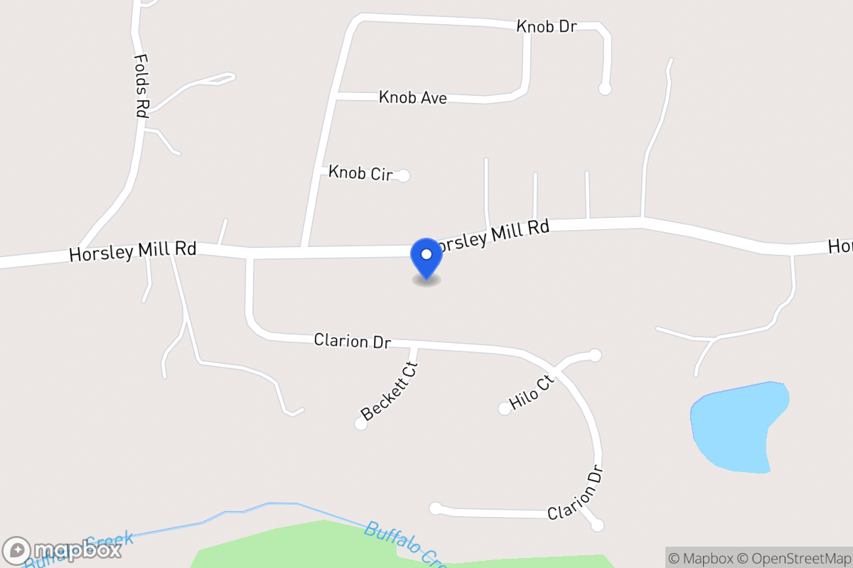 Map of 693 Horsley Mill Rd