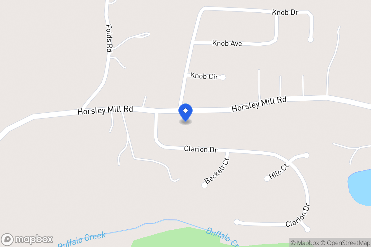 Map of 639 Horsley Mill Rd