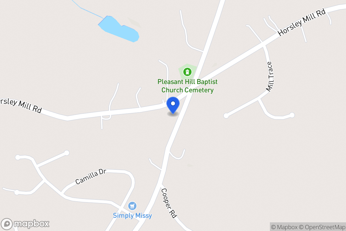 Map of 1095 Horsley Mill Rd