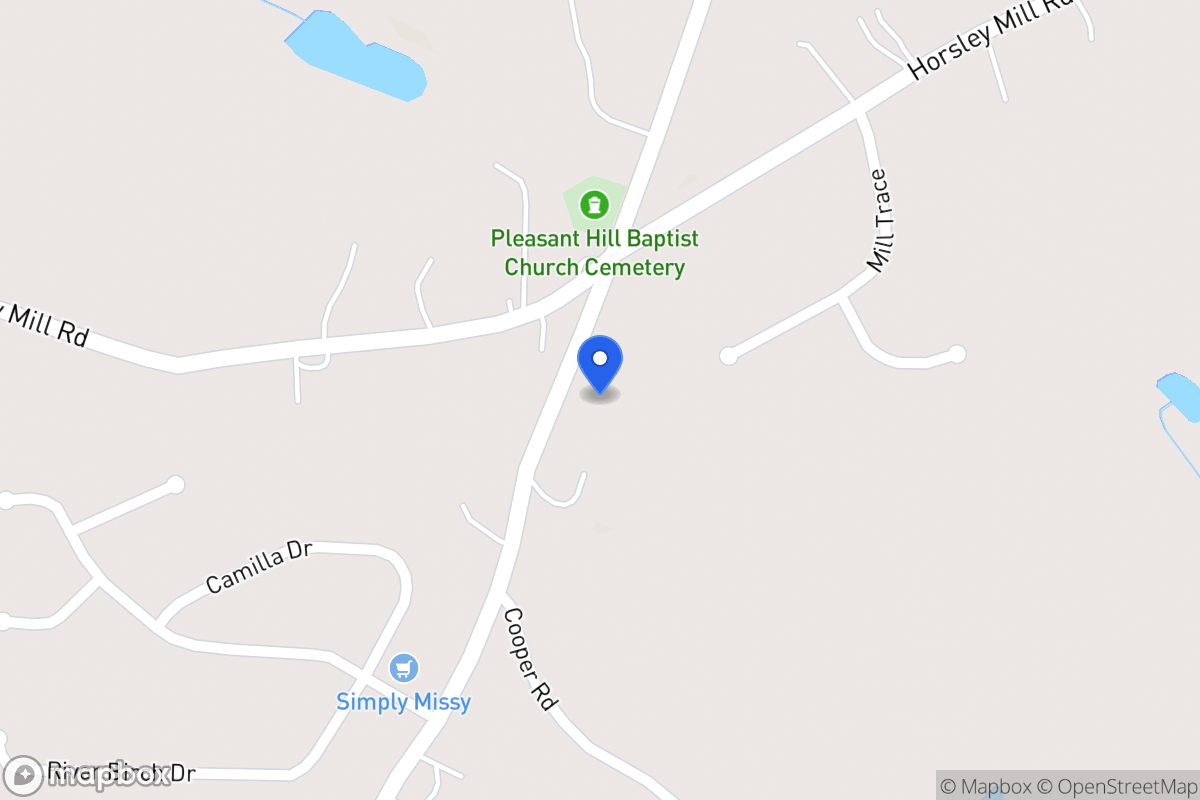 Map of 1181 Oak Mountain Rd