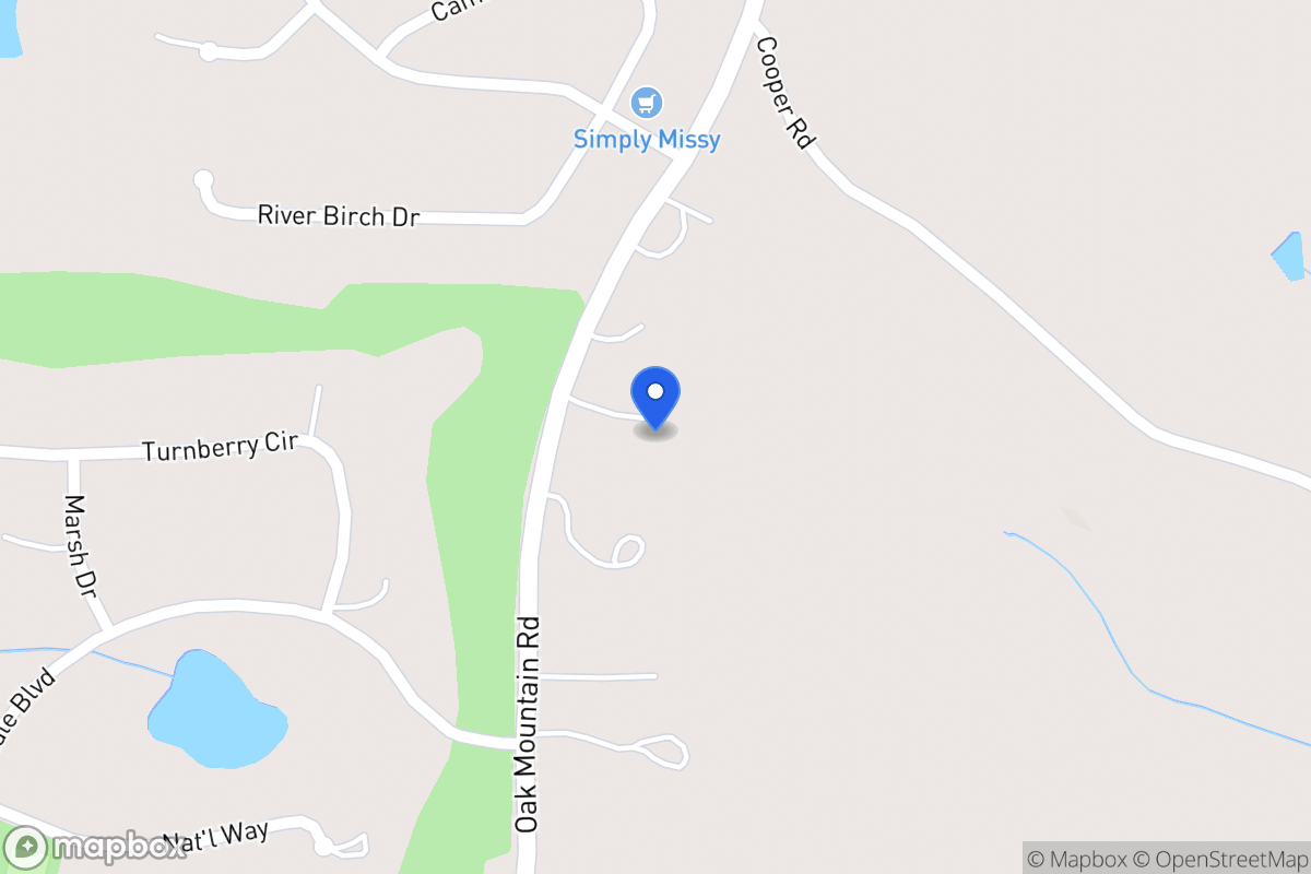 Map of 995 Oak Mountain Rd