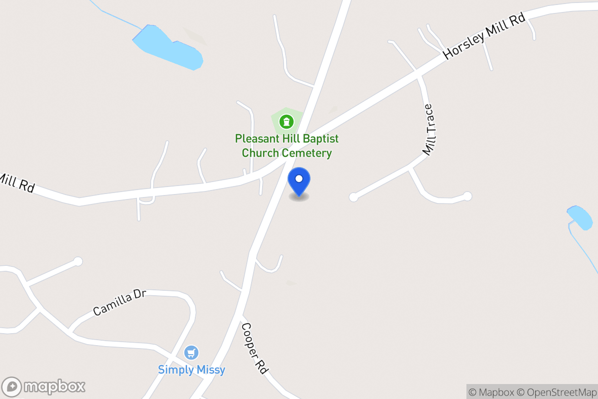 Map of 1199 Oak Mountain Rd
