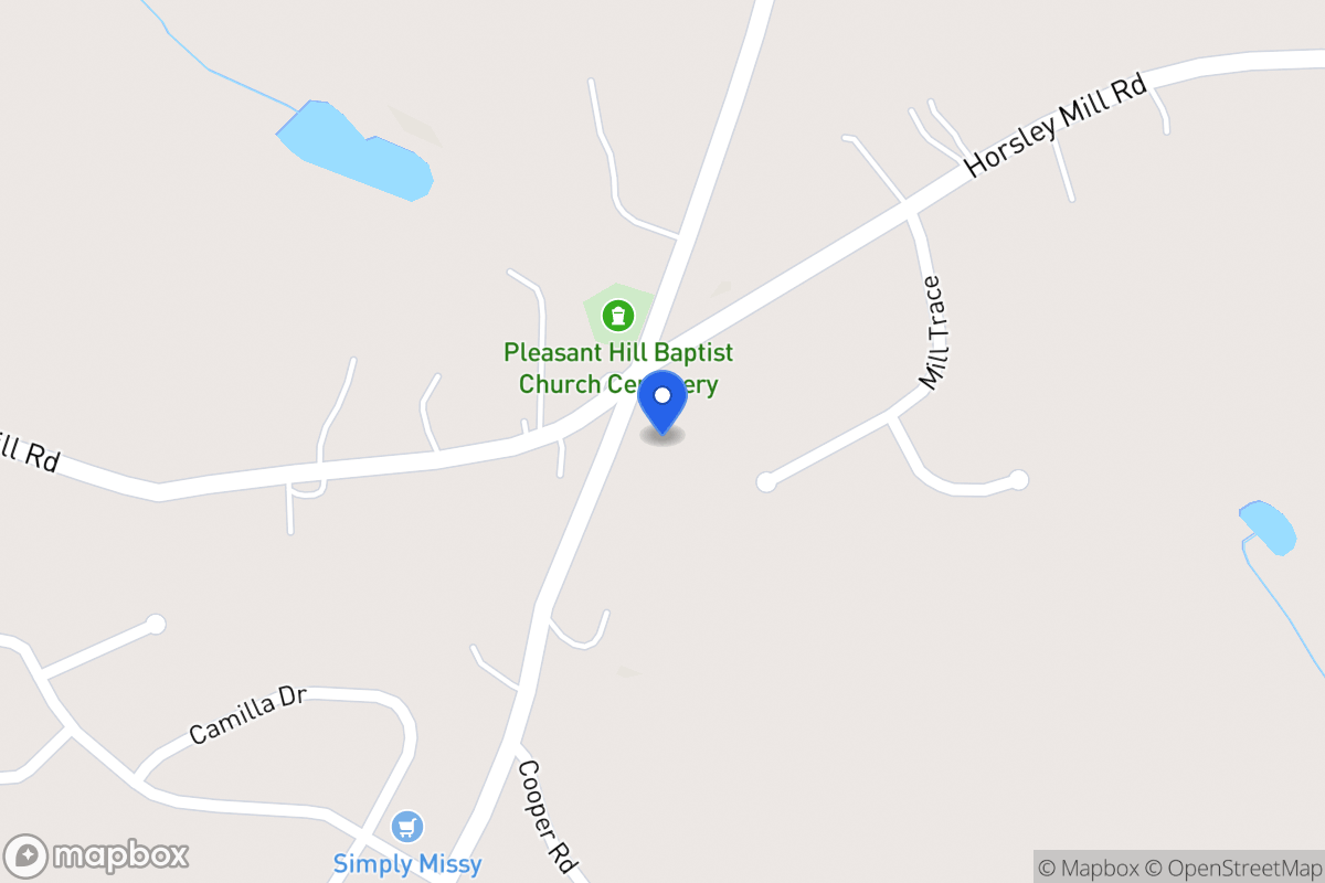 Map of 1213 Oak Mountain Rd