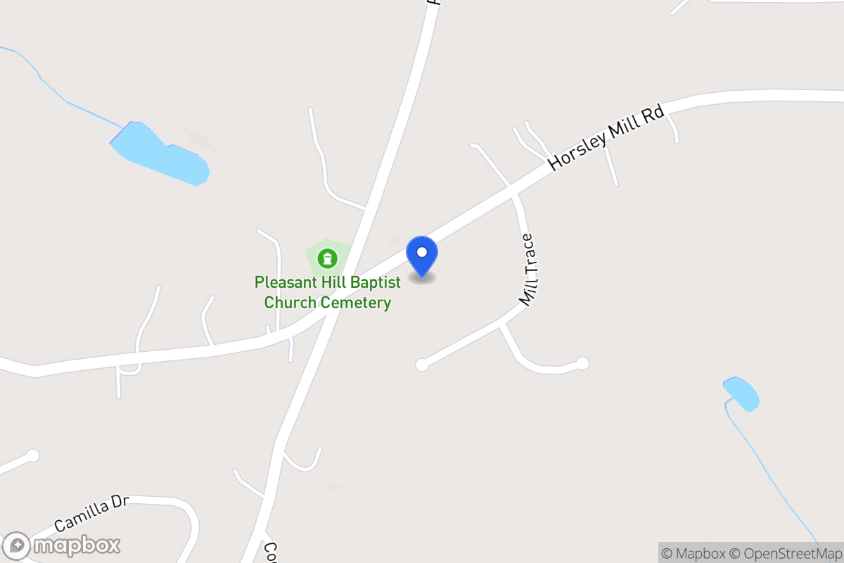 Map of 1153 Horsley Mill Rd