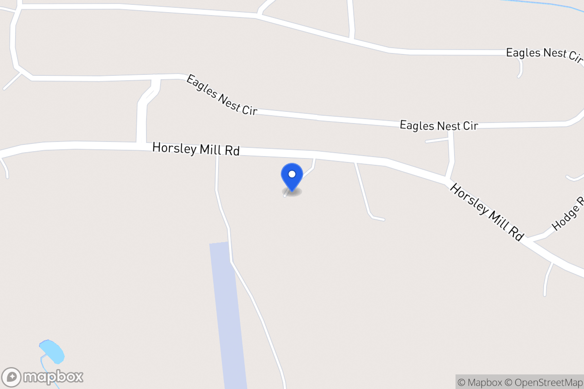 Map of 1495 Horsley Mill Rd