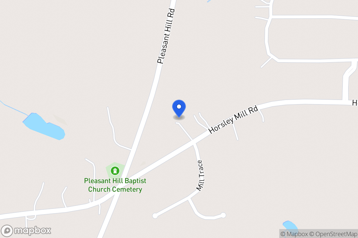 Map of 1222 Horsley Mill Rd