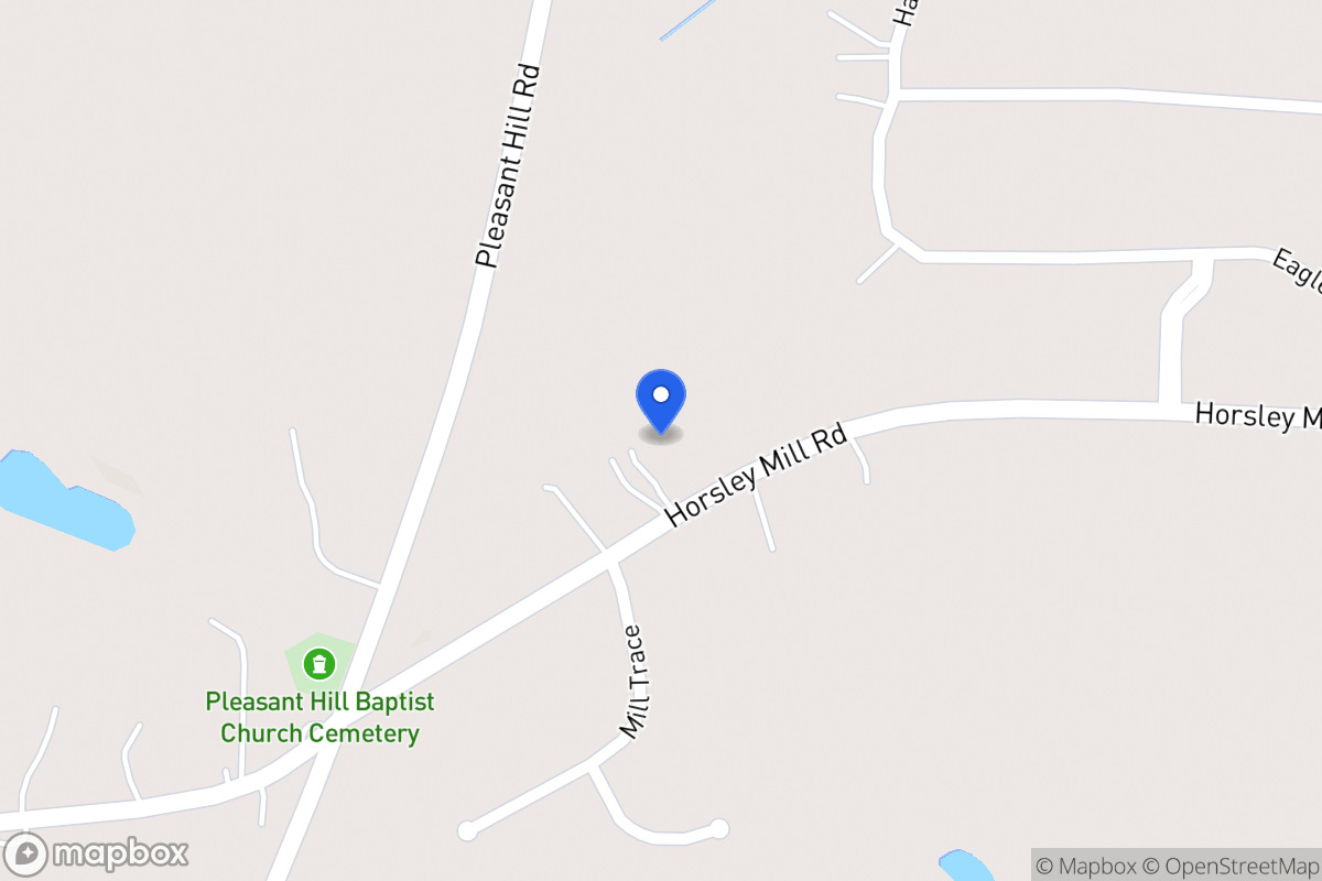 Map of 1246 Horsley Mill Rd