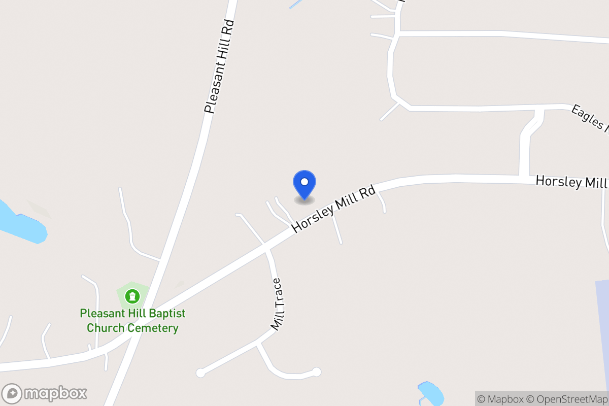 Map of 1256 Horsley Mill Rd