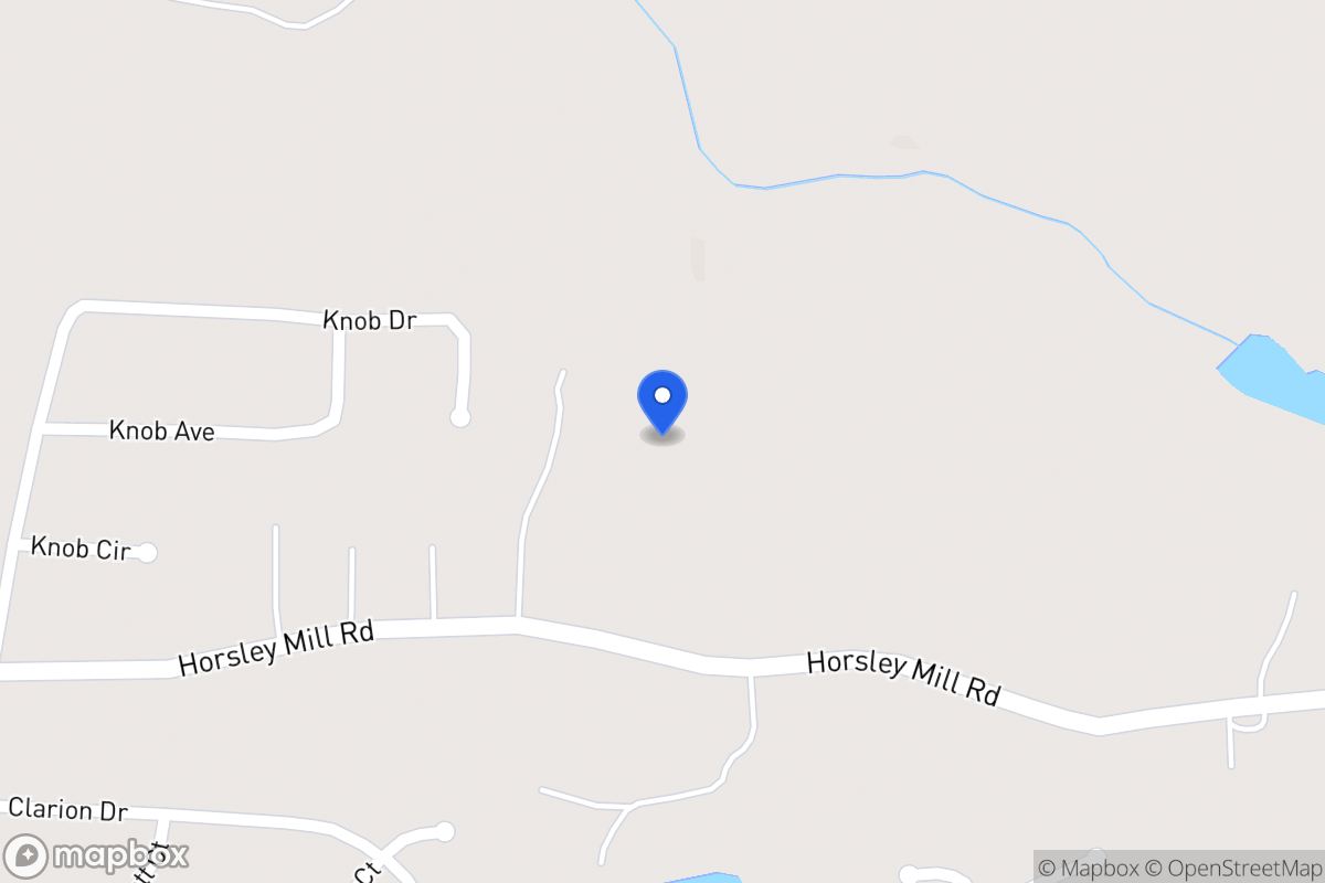 Map of 822 Horsley Mill Rd