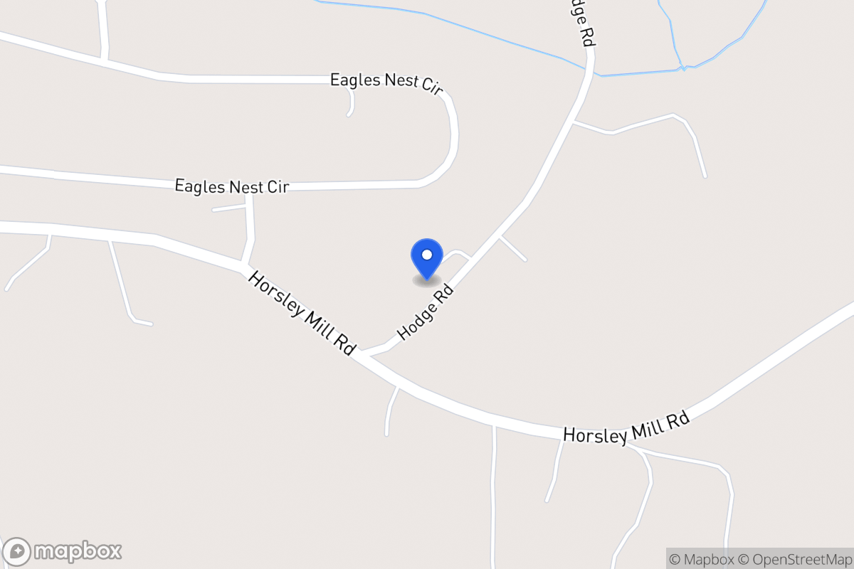 Map of Hodge Rd
