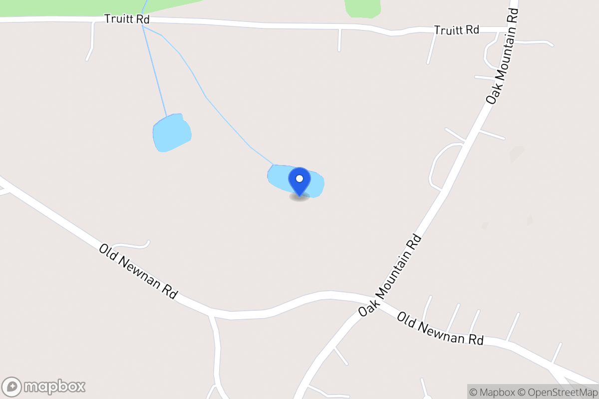 Map of Oak Mountain Rd