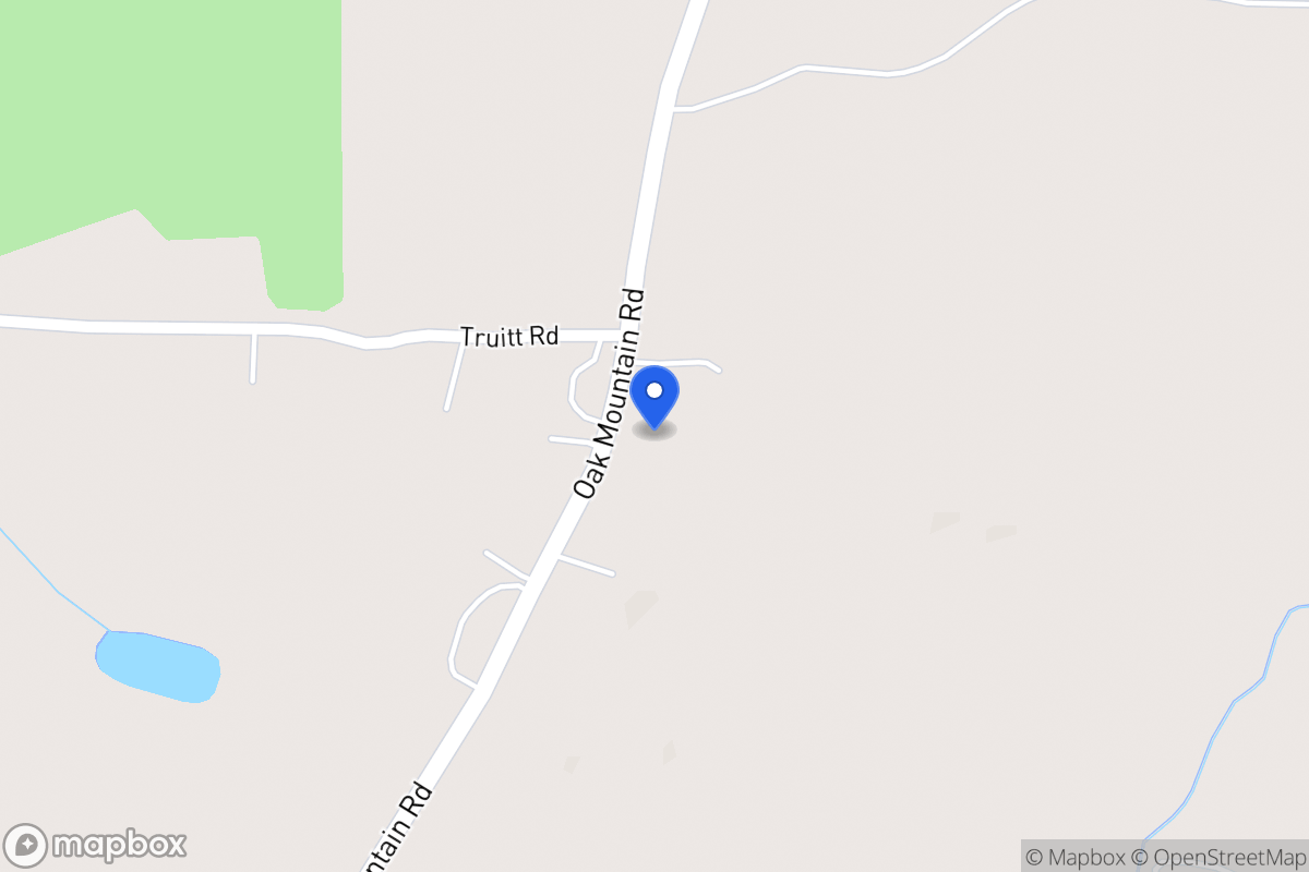 Map of 599 Oak Mountain Rd