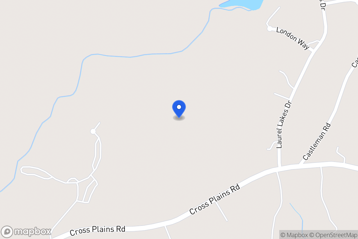 Map of 298 Cross Plains Rd