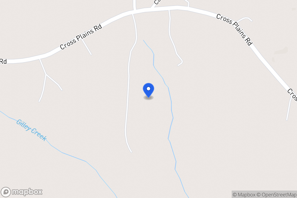Map of Cross Plains Rd