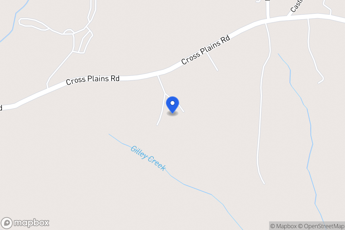 Map of 333 Cross Plains Rd