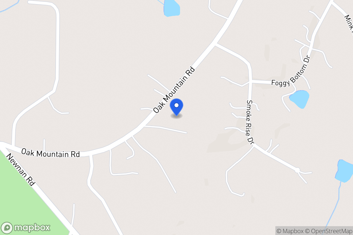 Map of 185 Oak Mountain Rd