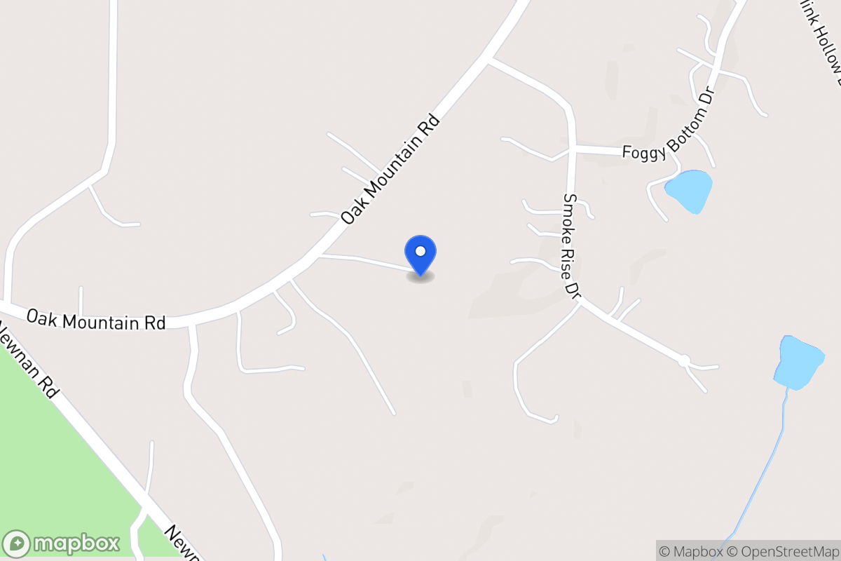 Map of 149 Oak Mountain Rd