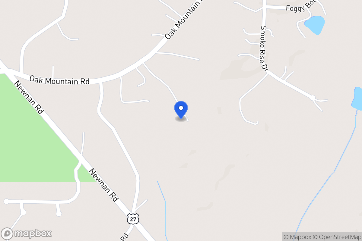 Map of 123 Oak Mountain Rd