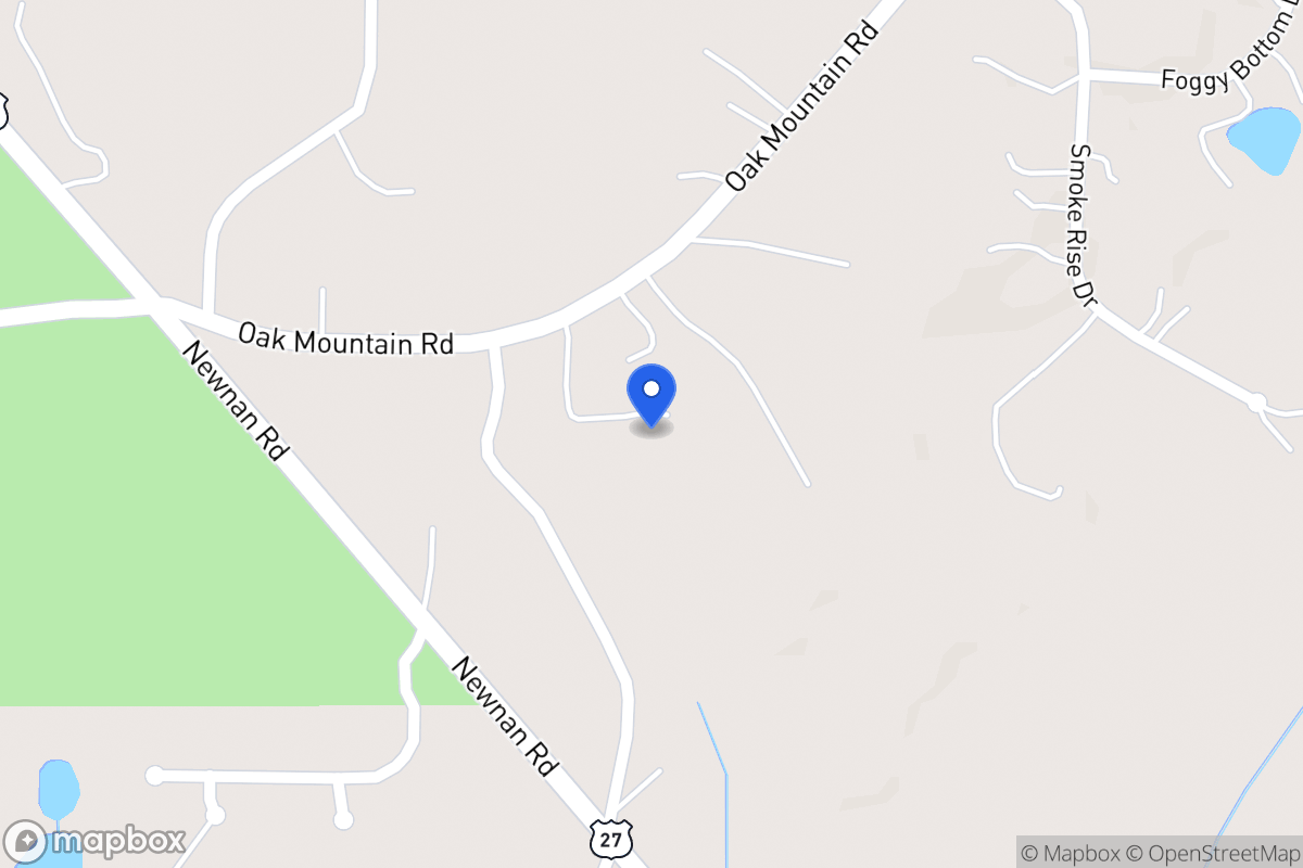 Map of 119 Oak Mountain Rd