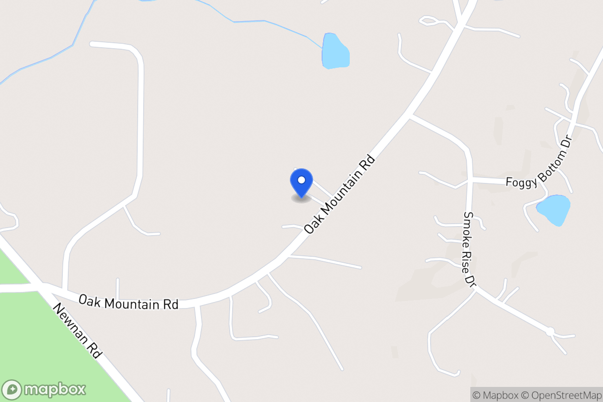 Map of 198 Oak Mountain Rd
