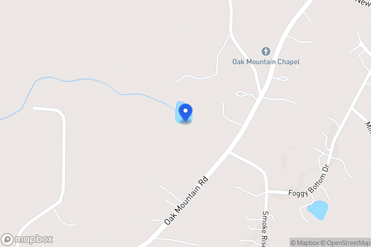 Map of 258 Oak Mountain Rd
