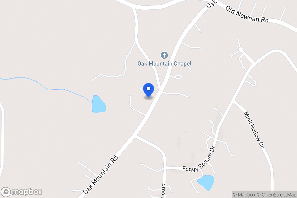 Map of 312 Oak Mountain Rd