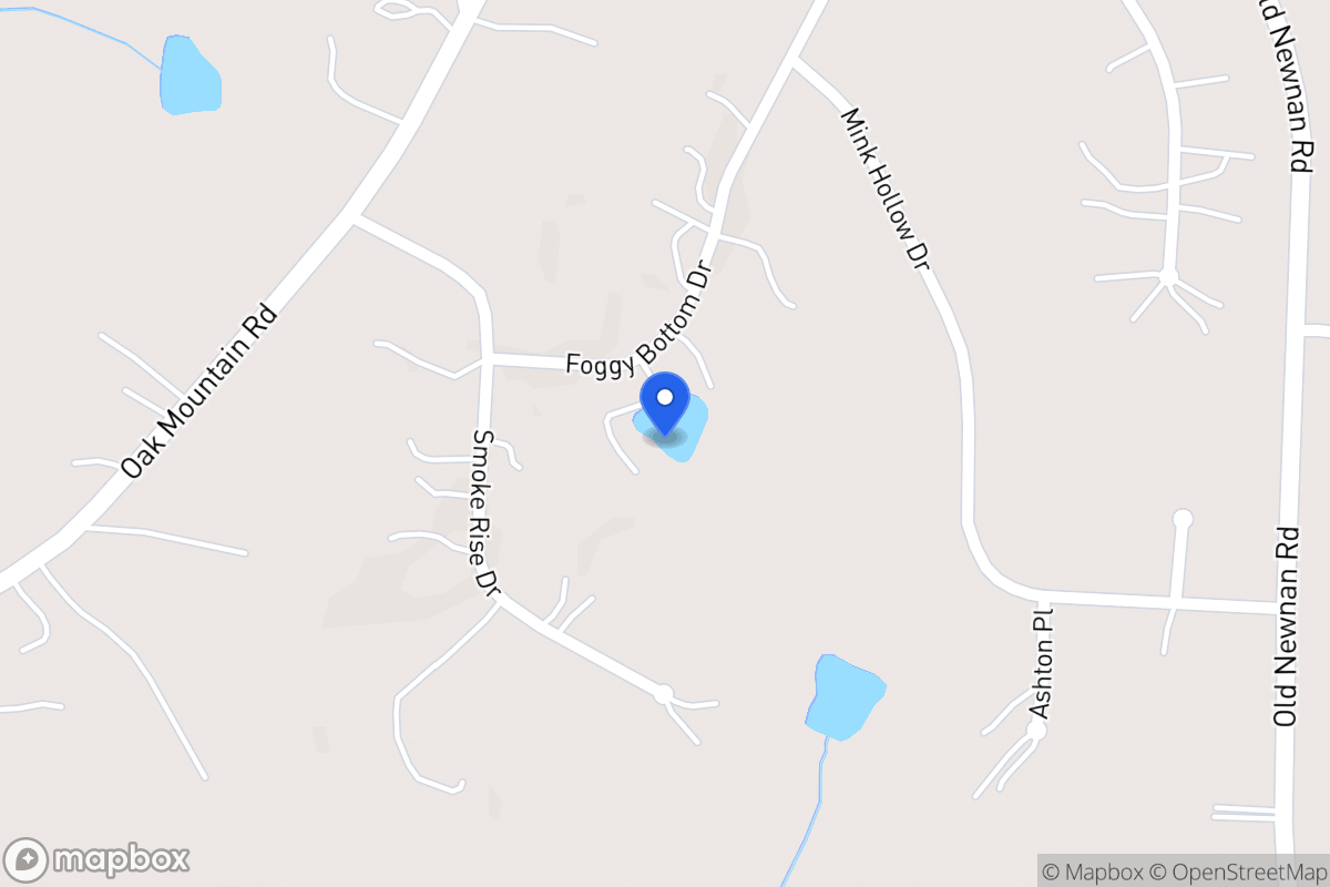 Map of 45 Foggy Bottom Dr