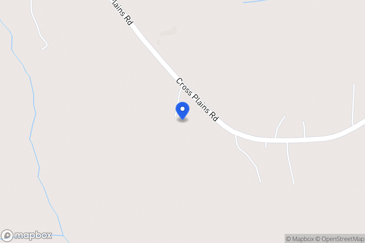 Map of 705 Cross Plains Rd