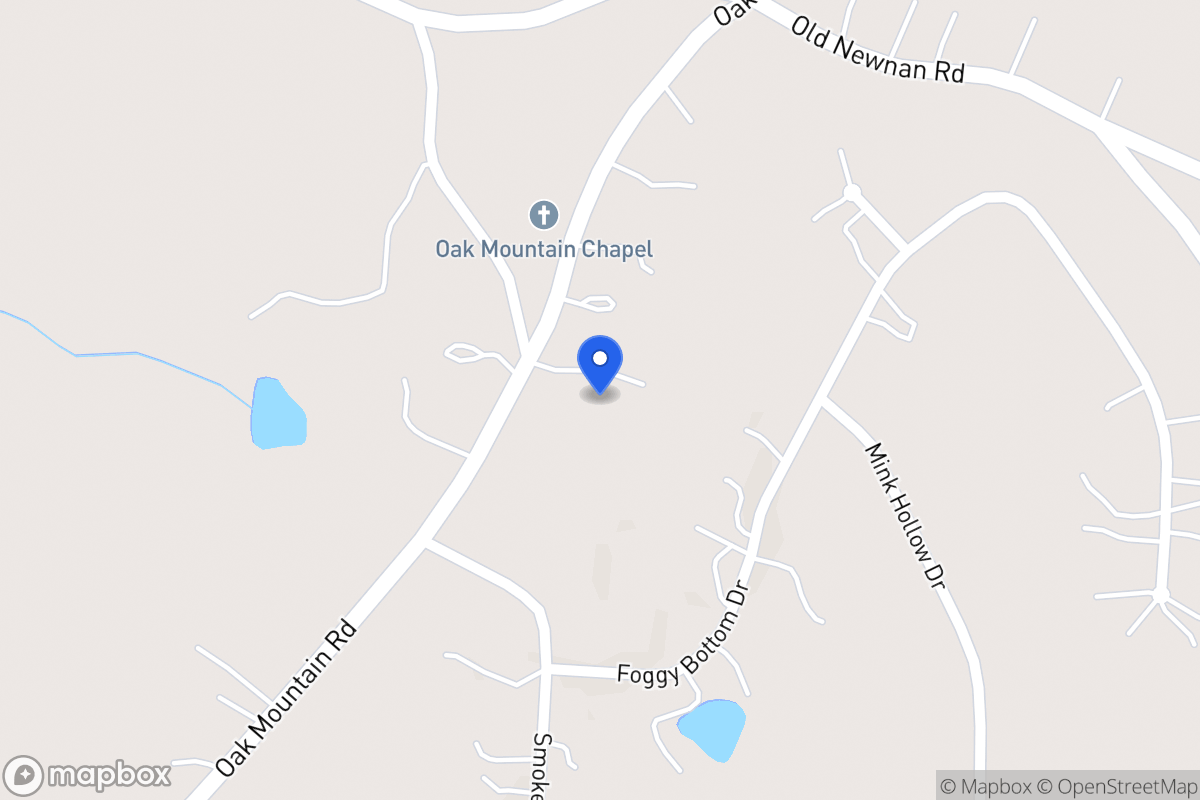 Map of 345 Oak Mountain Rd