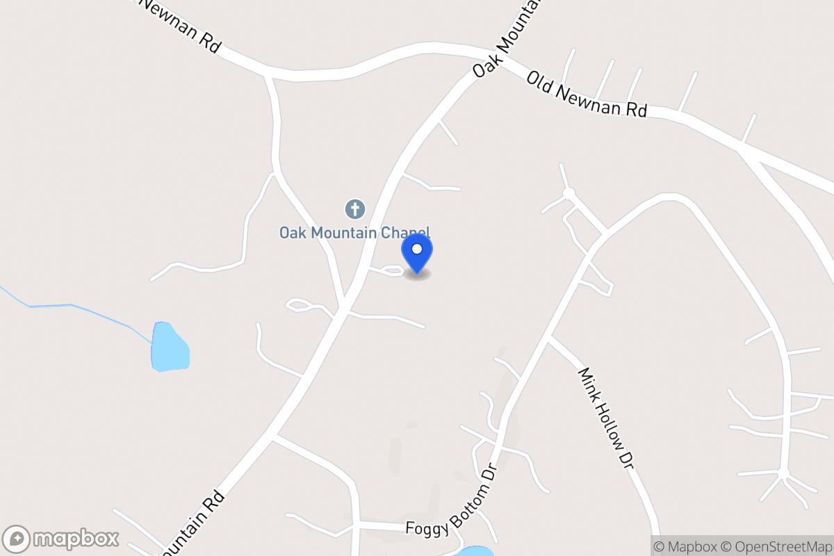 Map of 375 Oak Mountain Rd