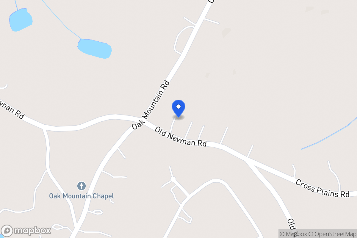 Map of 1526 Old Newnan Rd