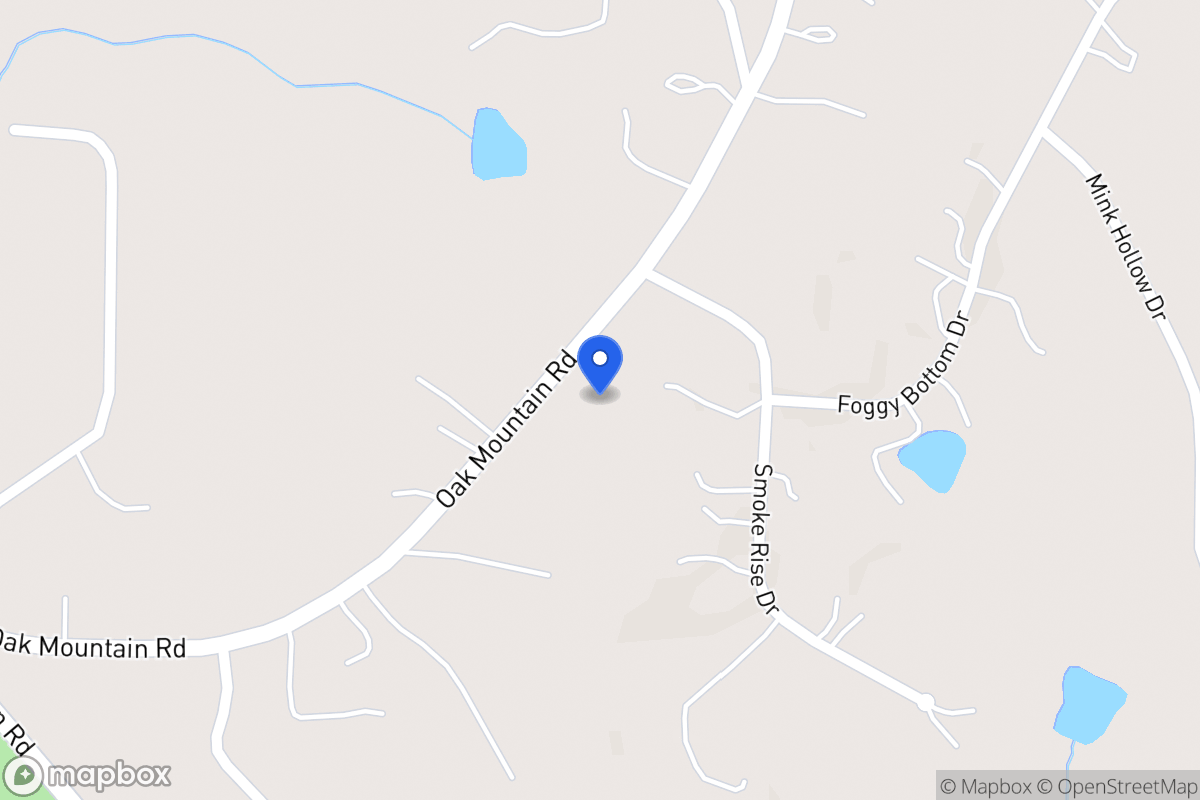 Map of 237 Oak Mountain Rd