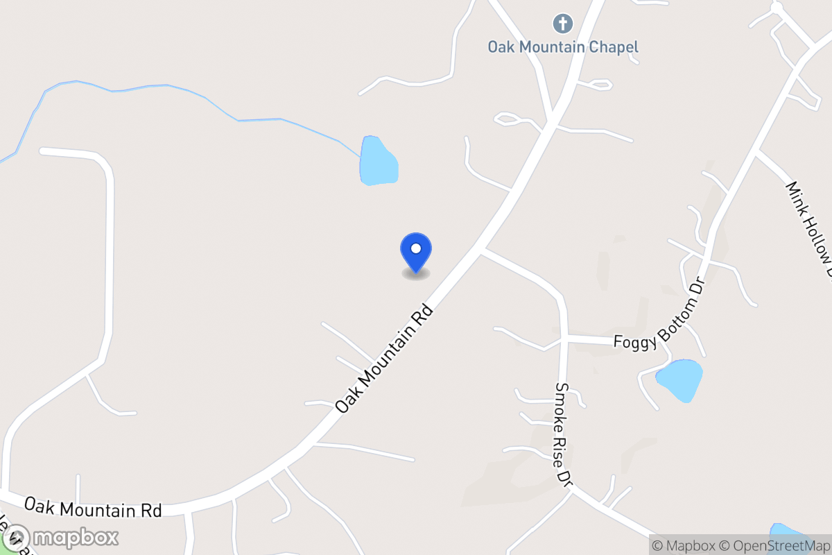 Map of 250 Oak Mountain Rd