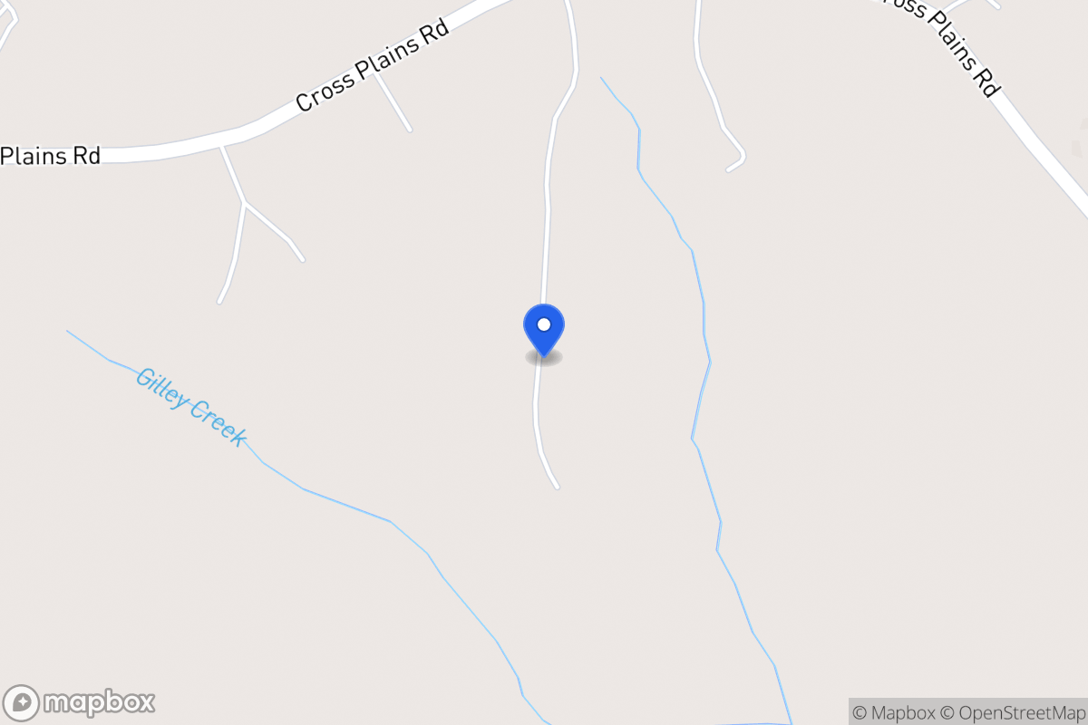 Map of 437 Cross Plains Rd