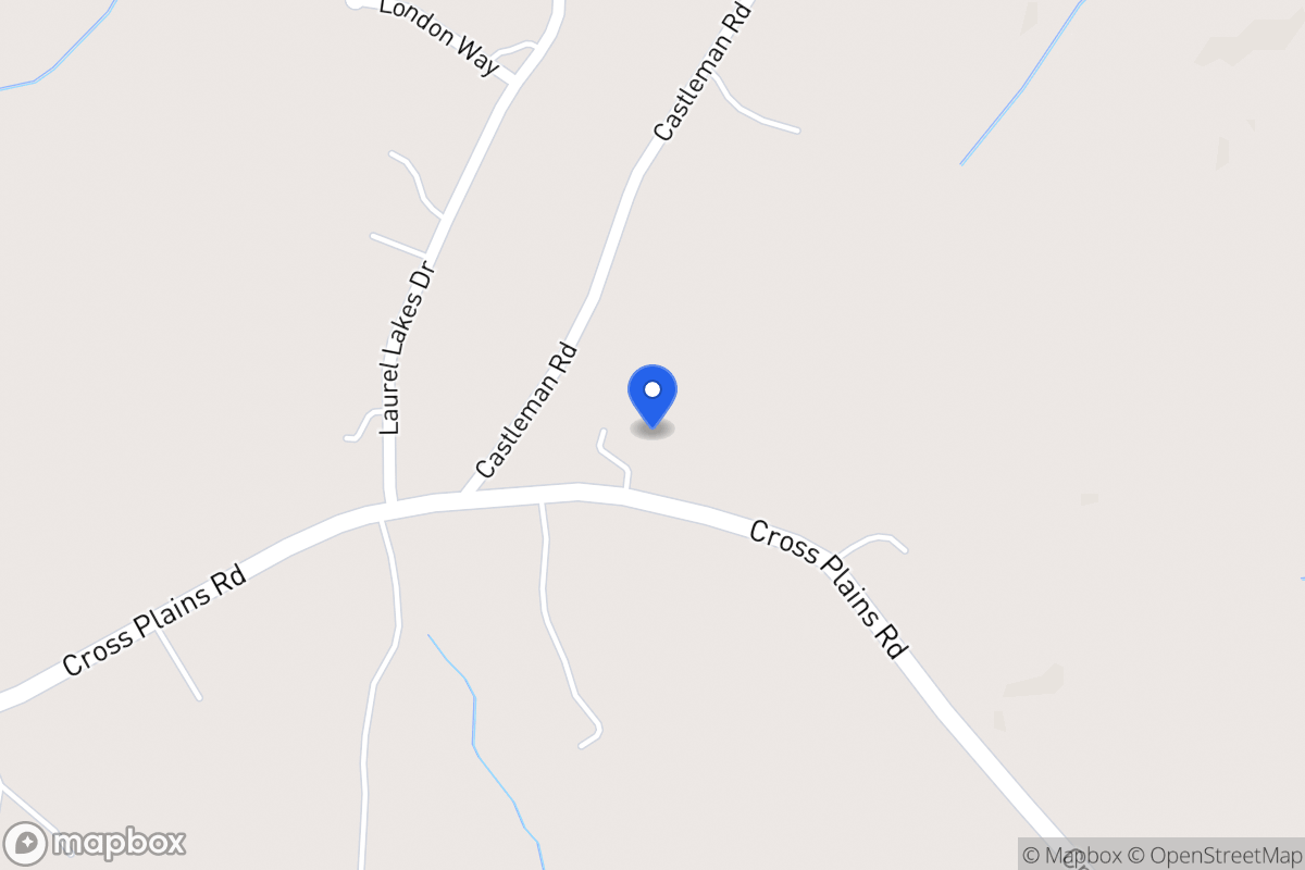 Map of 568 Cross Plains Rd