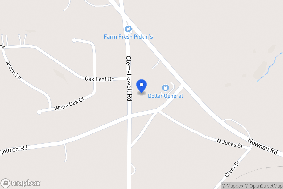 Map of 130 Clem Lowell Rd