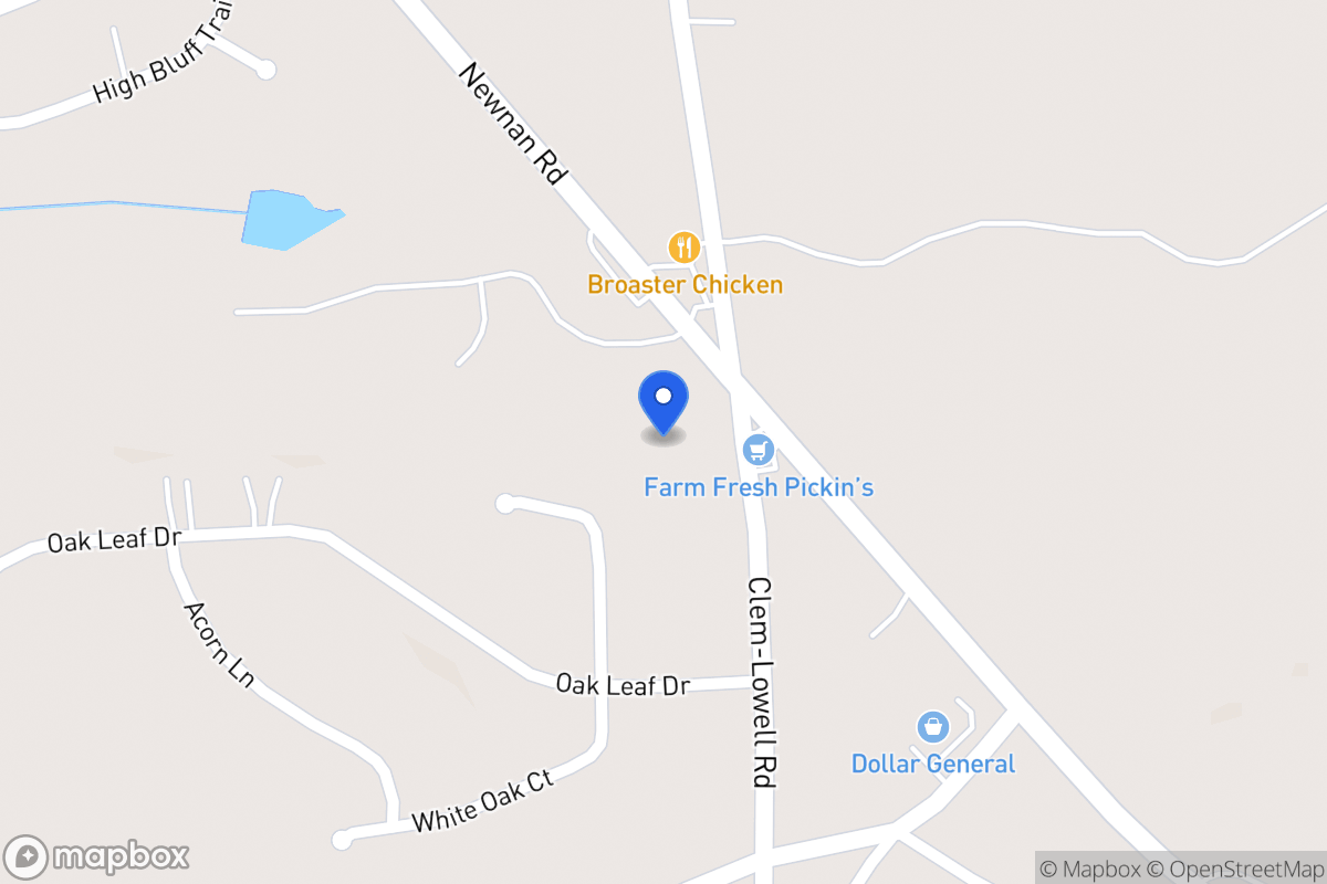 Map of 15 Clem Lowell Rd