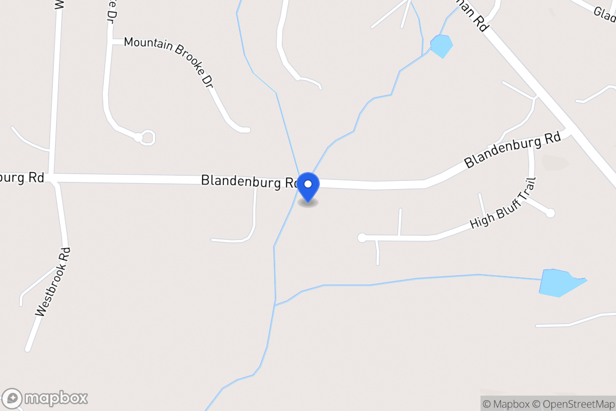 Map of 1615 Blandenburg Rd